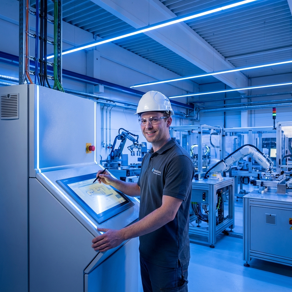 Panel de control industrial